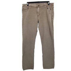 Adriano Goldschmied Mens The Tellis Modern Slim Jeans AG-Ed Denim Tan Sz 38 x 32